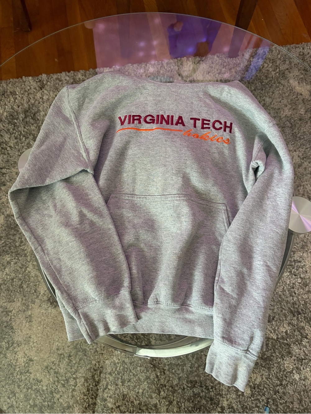 Virginia Tech Hokies Gray Crewneck Sweatshirt
